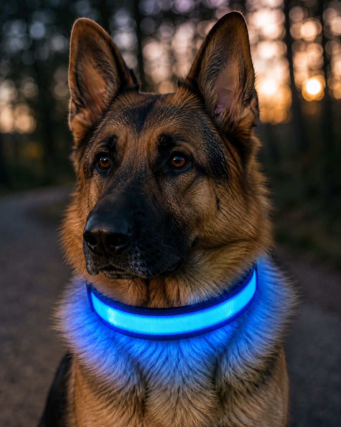 Collar LED Azul