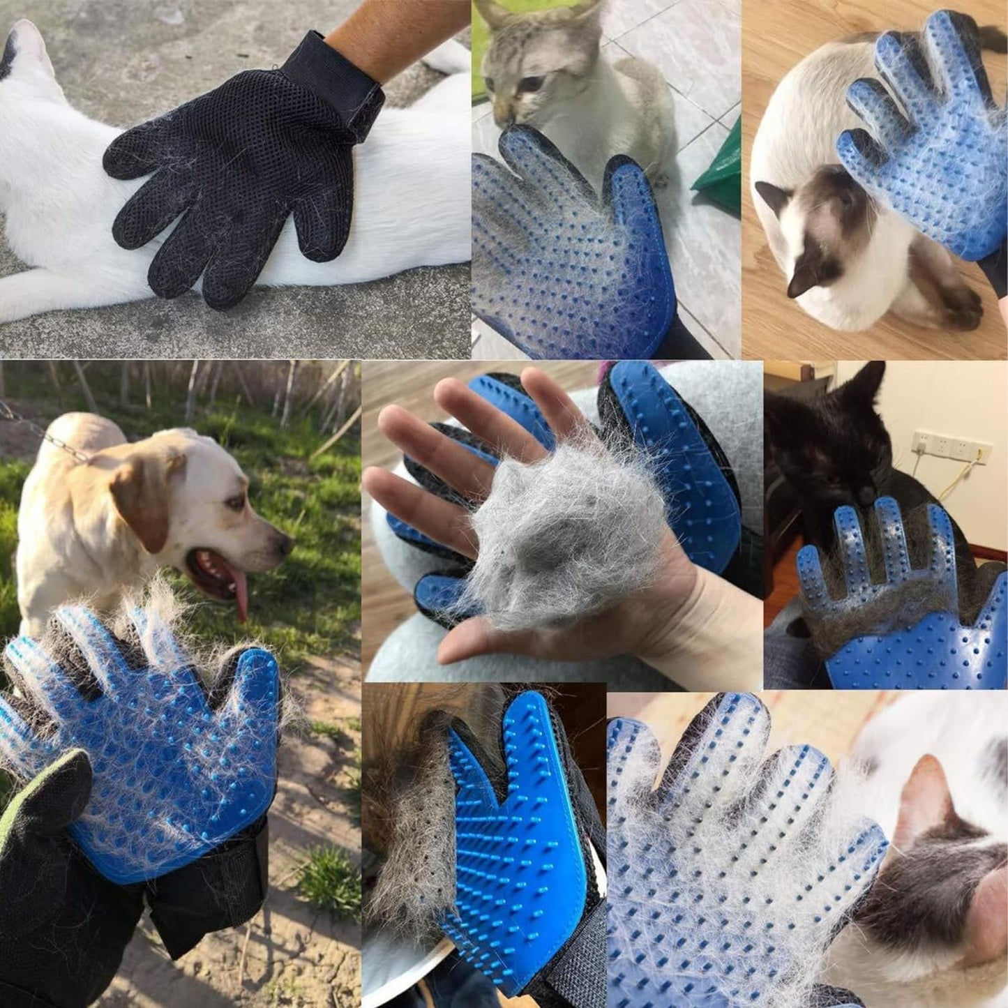 Guante de cepillado para mascotas