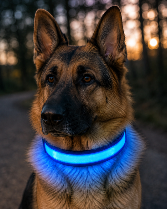 Collar LED Recargable para Perros